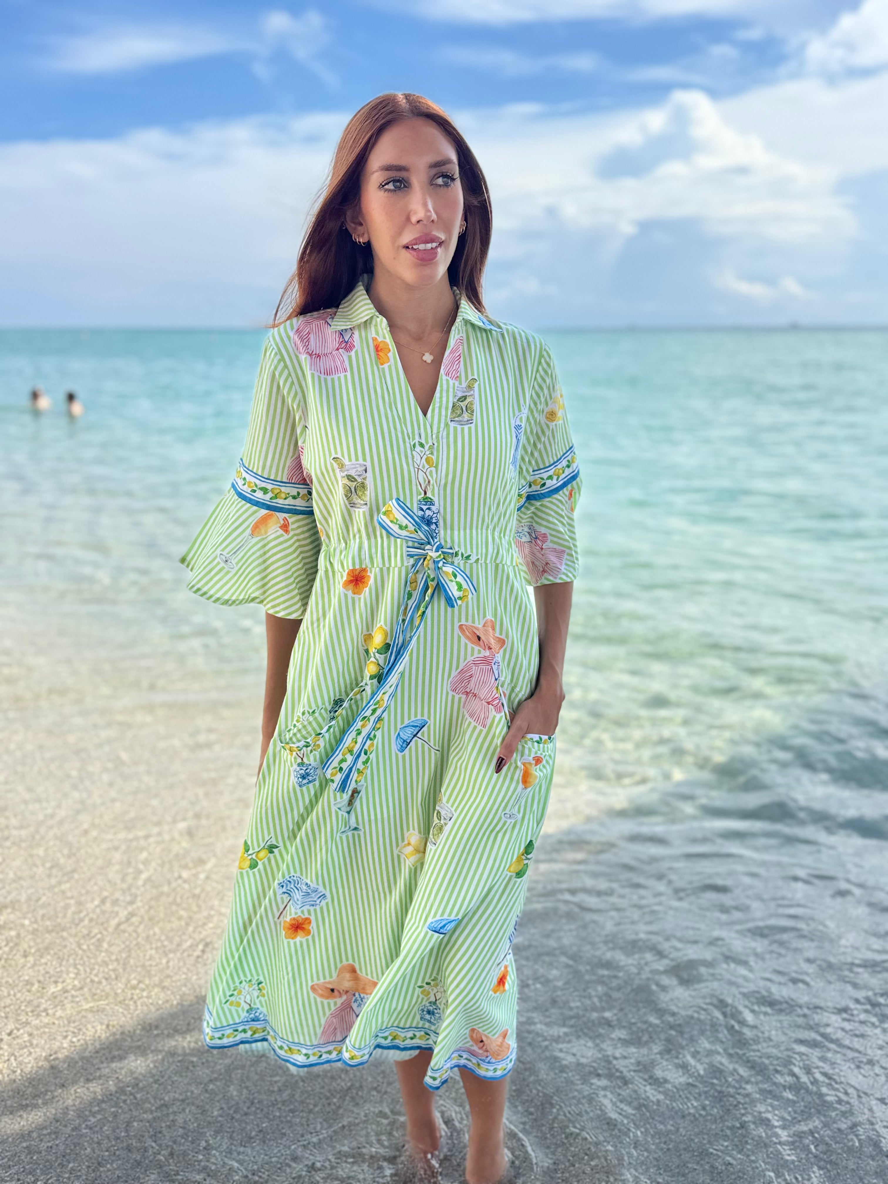 CAPE MIDI | MARTINI GREEN IslaPayal CAPE MIDI | MARTINI GREEN IslaPayal
