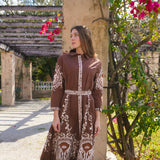 CHELSEA SHIRTDRESS | POPPY MOCHA