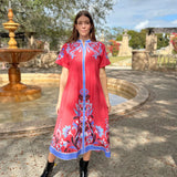 SYDNEY SHIRTDRESS | FLEUR RED