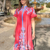 SYDNEY SHIRTDRESS | FLEUR RED