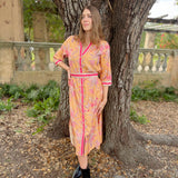 RHEA MIDI | BOTTLEBRUSH ORANGE