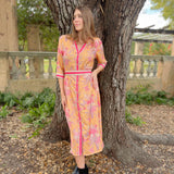 RHEA MIDI | BOTTLEBRUSH ORANGE
