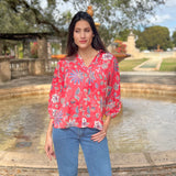 CAMILLE TOP | CRIMSON