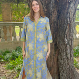 RHEA MIDI | BOTTLEBRUSH BLUE
