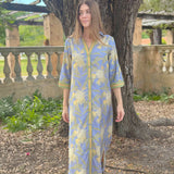 RHEA MIDI | BOTTLEBRUSH BLUE