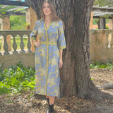RHEA MIDI | BOTTLEBRUSH BLUE
