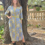 RHEA MIDI | BOTTLEBRUSH BLUE