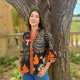 CAMILLE TOP | FOREST BLACK
