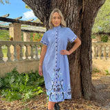 SYDNEY SHIRTDRESS | FLEUR BLUE