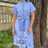 SYDNEY SHIRTDRESS | FLEUR BLUE