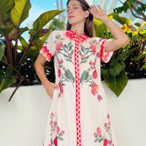 SYDNEY SHIRTDRESS | WILDFLOWER IVORY