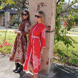 CHELSEA SHIRTDRESS | POPPY RED