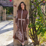 CHELSEA SHIRTDRESS | POPPY MOCHA