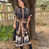 SYDNEY SHIRTDRESS | OASIS BLACK