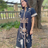 SYDNEY SHIRTDRESS | OASIS BLACK