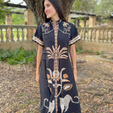 SYDNEY SHIRTDRESS | OASIS BLACK