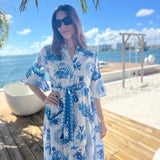 CAPE MIDI | PICNIC BLUE