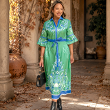 CAPE MIDI | FLEUR GREEN