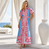CHELSEA SHIRTDRESS | PEONY BLUE