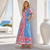 CHELSEA SHIRTDRESS | PEONY BLUE