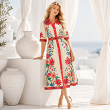 RHEA MIDI | PASSIONFLOWER IVORY