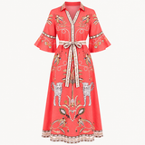 CAPE MIDI | OASIS RED