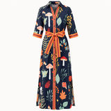RHEA MIDI | FOREST BLACK