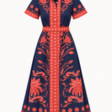 CHELSEA SHIRTDRESS | BILTMORE NAVY