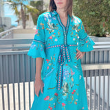 CAPE MIDI | SOIRÉE TURQUOISE