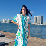 CHELSEA SHIRTDRESS | IZNIK WHITE