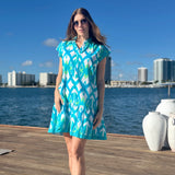 HAVANA MINI | IKAT TURQUOISE