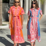 CHELSEA SHIRTDRESS | PEONY BLUE