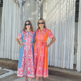 CHELSEA SHIRTDRESS | PEONY BLUE