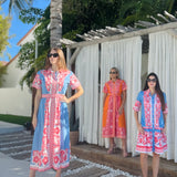 CHELSEA SHIRTDRESS | PEONY BLUE