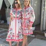 SYDNEY SHIRTDRESS | WILDFLOWER IVORY