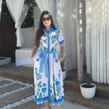 SYDNEY SHIRTDRESS | WILDFLOWER BLUE