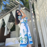 SYDNEY SHIRTDRESS | WILDFLOWER BLUE