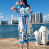 SYDNEY SHIRTDRESS | WILDFLOWER BLUE