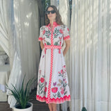 SYDNEY SHIRTDRESS | WILDFLOWER IVORY