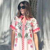 SYDNEY SHIRTDRESS | WILDFLOWER IVORY
