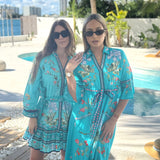 CAPE MIDI | SOIRÉE TURQUOISE