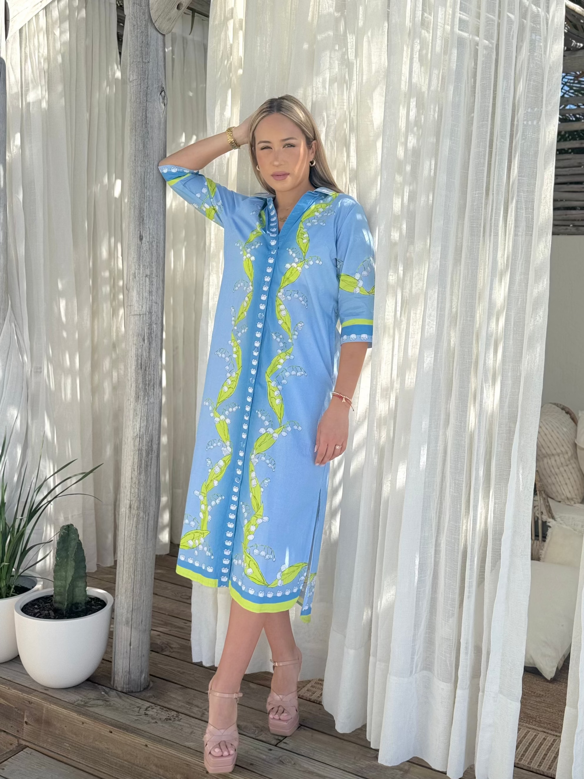 RHEA MIDI | LILY OF THE VALLEY  IslaPayal