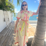 CHELSEA SHIRTDRESS | HYACINTH IVORY