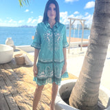 LISBON MINI | CARNATION TEAL