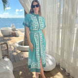 SYDNEY SHIRTDRESS | CARNATION TEAL