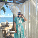 SYDNEY SHIRTDRESS | CARNATION TEAL