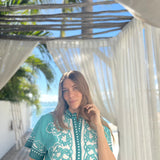 SYDNEY SHIRTDRESS | CARNATION TEAL