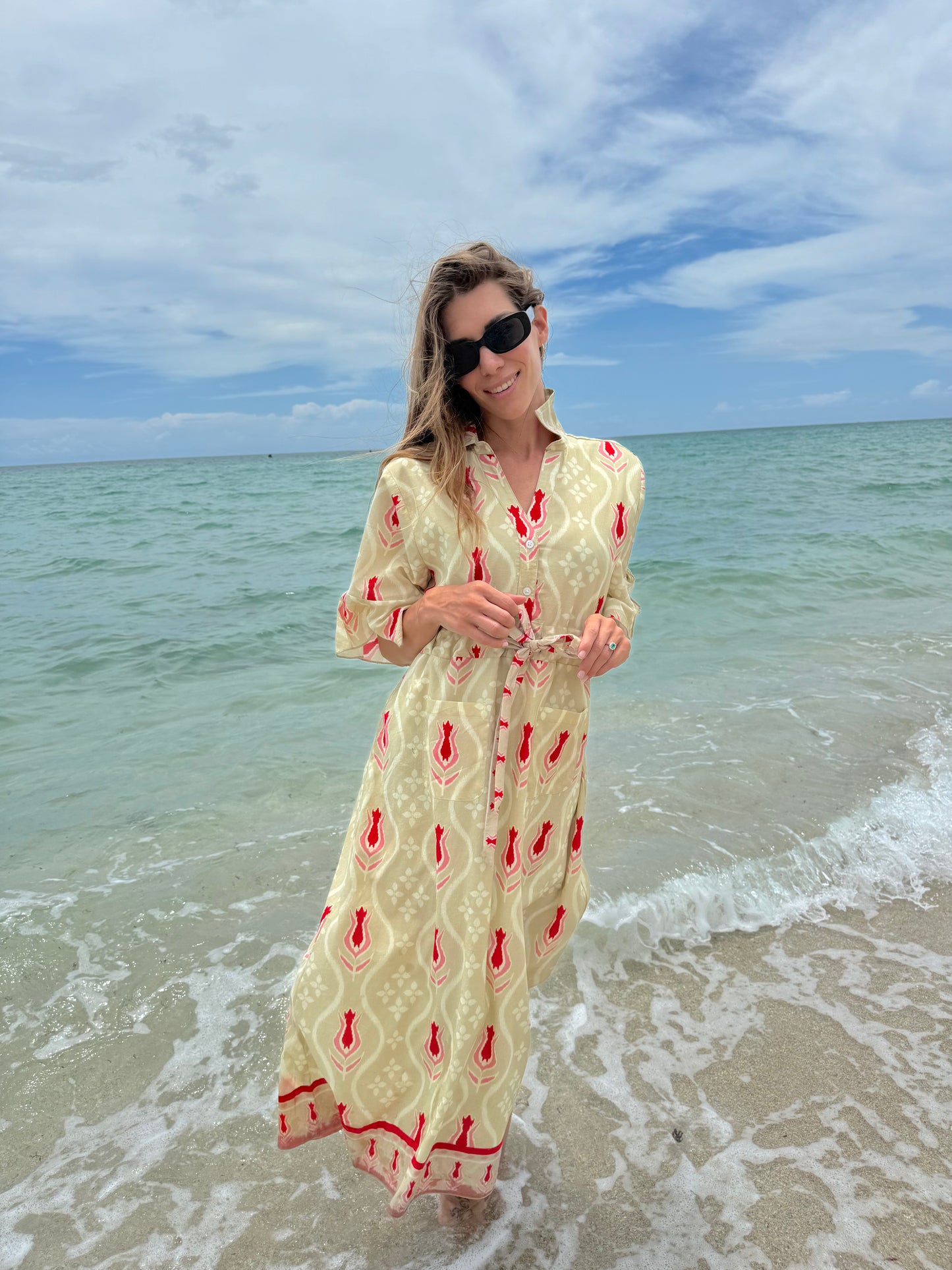 CAPE MIDI | IKAT SAND