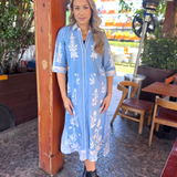 RHEA MIDI | KASHMIR BLUE