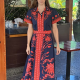 CHELSEA SHIRTDRESS | BILTMORE NAVY